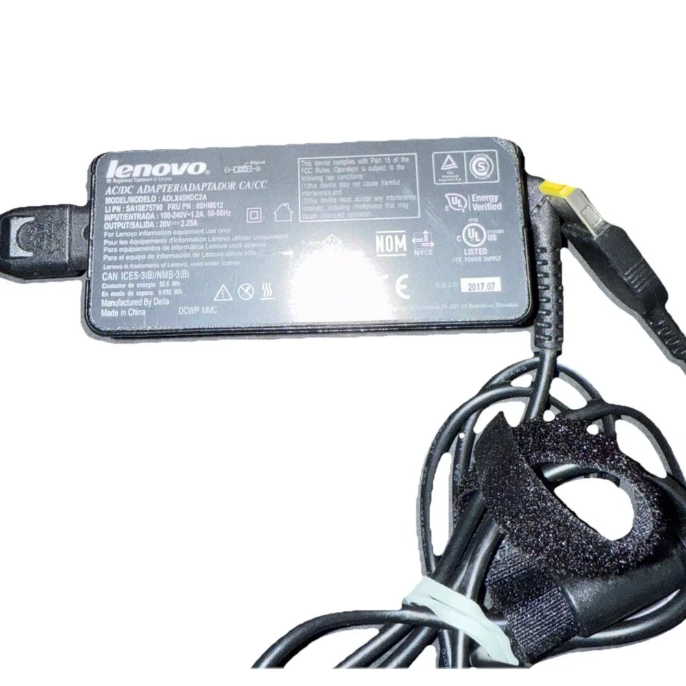 Genuine Lenovo Ideapad Yoga Laptop Charger AC adapter Power Supply 20V 2.25A 45W